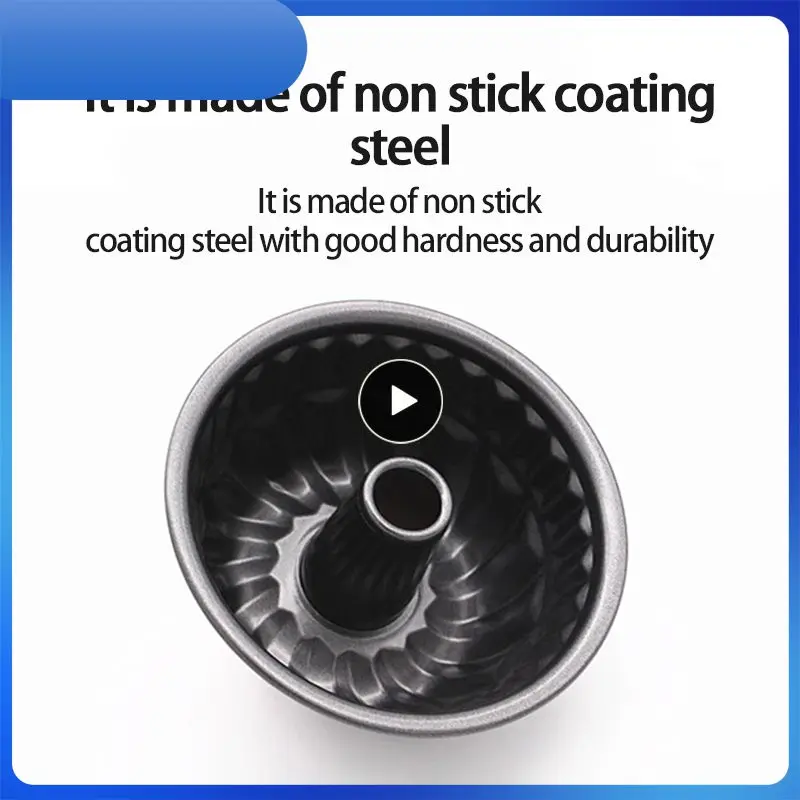 

Nonstick Fluted Tube Cake Pan Kitchen Baking Dish Donut Baking Pan Silicone Cake Pan Round Large Muffin Bakeware Baking Tools