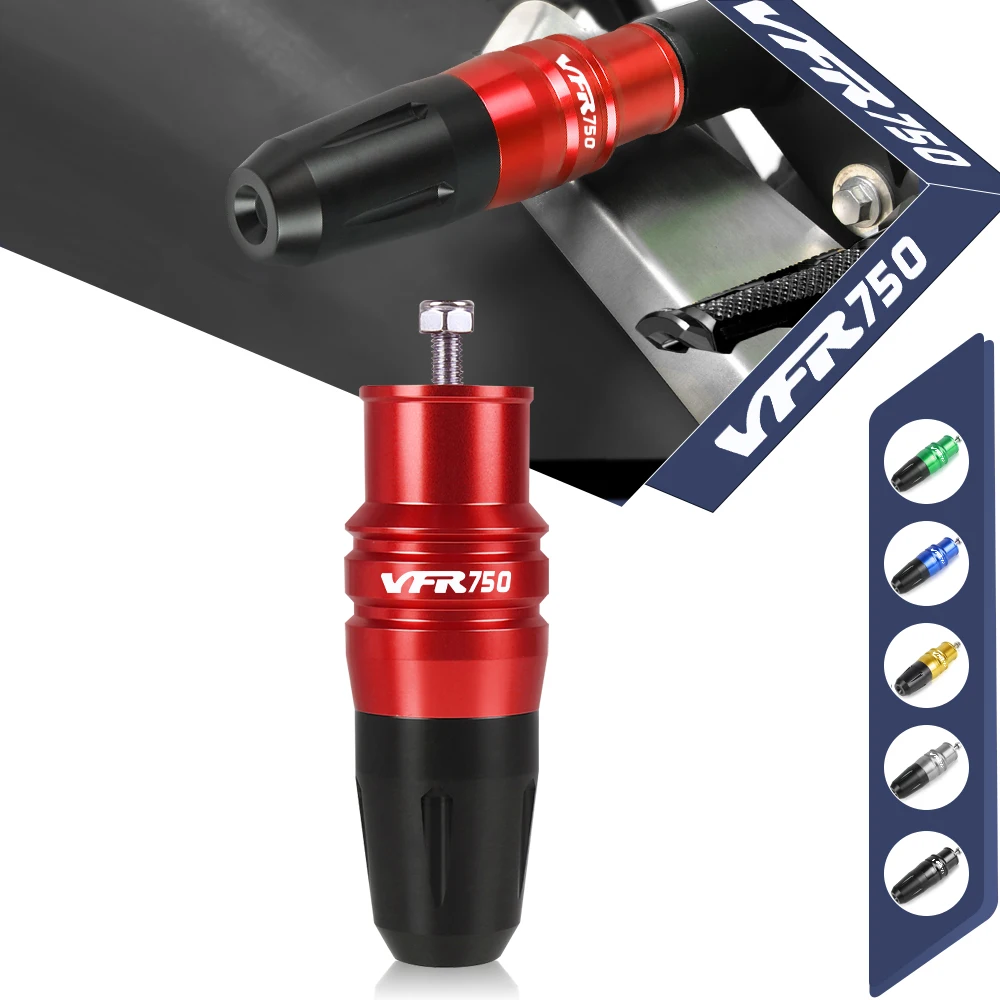 

For Honda VFR 750 VFR750 1991-1997 Moto Frame Crash Bar Engine Case Sliders Crash Pads Exhaust Sliders Crash Protector Aluminum