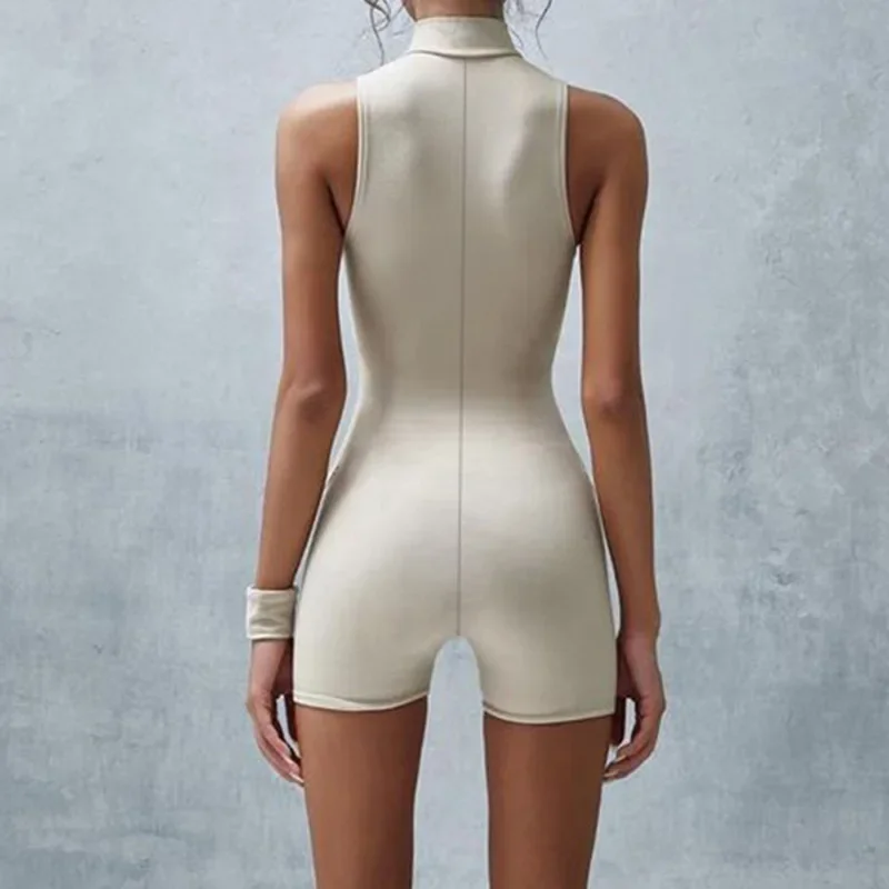 Американский индивидуальный уличный обтягивающий комбинезон без рукавов 2024