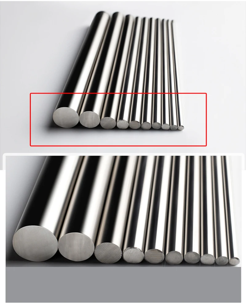 

316 Stainless Steel Round Rod Bar Ground Stock Linear Shaft, 500mm length M3 M4 M5 M6 M8 M10 M12 M14 M15 M16 M18 M20