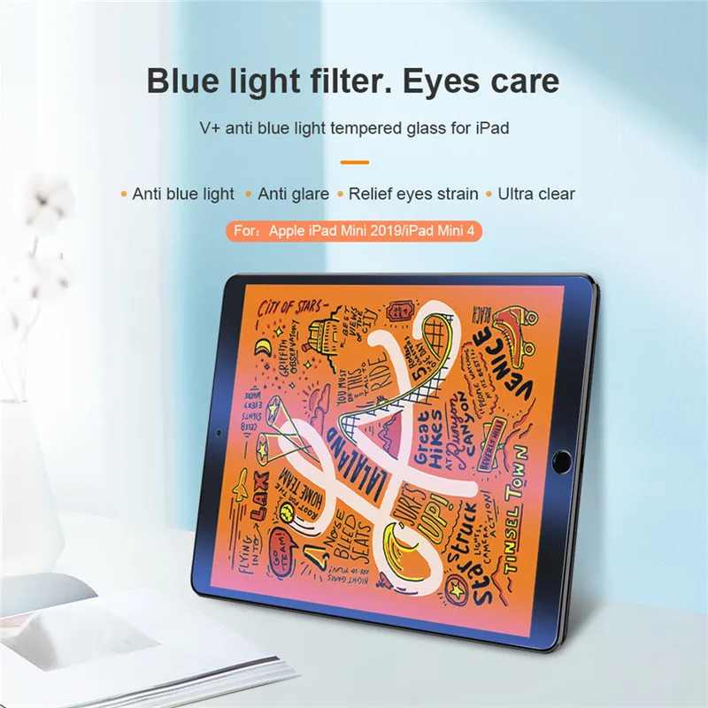 

Nillkin V+ Anti Blue Light Tempered Glass For Apple iPad Mini 5 / Mini 2019 / Mini 4 Eyes Care Screen Protector
