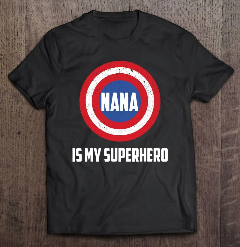 

Винтажная футболка в стиле ретро с надписью «Nano Is My Superhero»