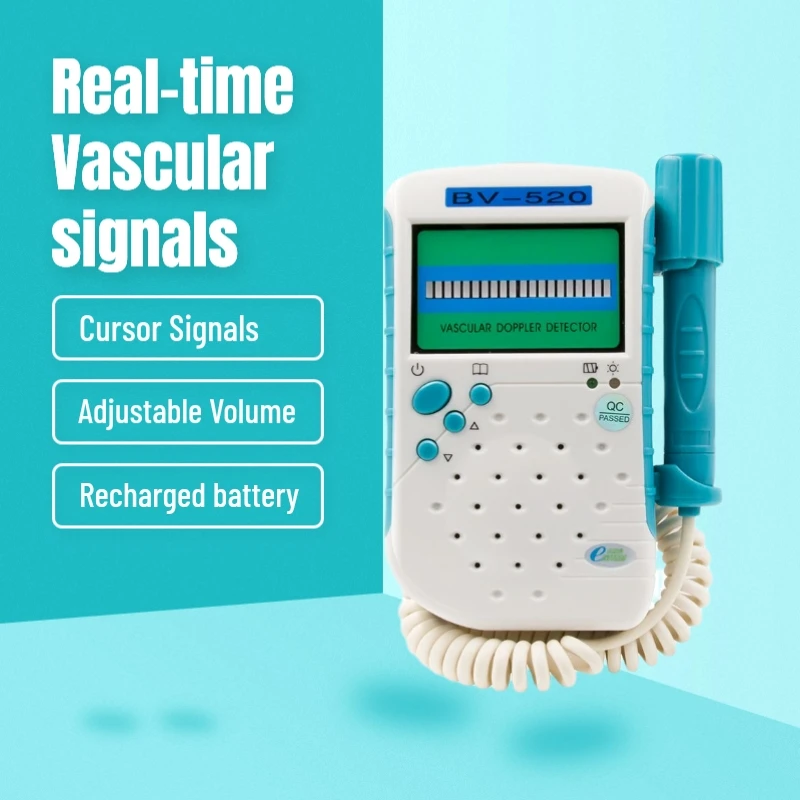 Probe  Doppler Vascular Blood Flow Rate Detector Arterial&vein Led Display Vascular Flow Strength Bv520