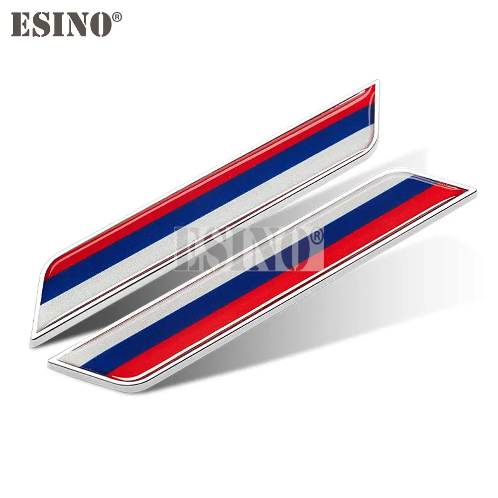 

2 х автомобильный Стайлинг, национальный флаг, металлический цинковый сплав, 3D клей, эмблема на крыло автомобиля, декоративная наклейка, наклейка, автоаксессуар