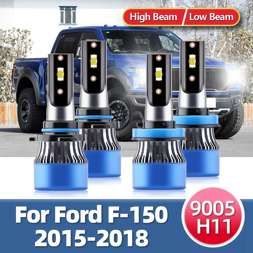 

LSlight 110 Вт/пара, фары, автомобильный вентилятор охлаждения, лампы головного света, Сменные лампы CSP, лампы 12 В для Ford светодиодный F150, 2015, 2016, 2017, 2018