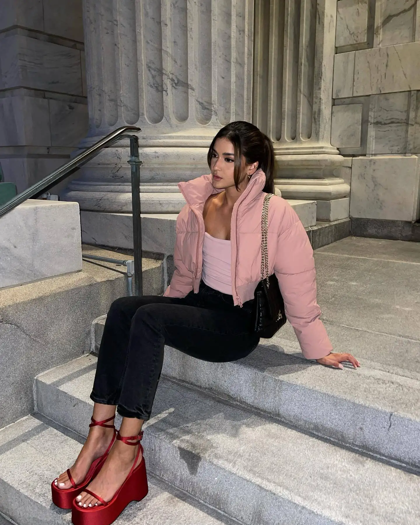 

Женская короткая стеганая куртка, розовая Весенняя теплая куртка, 2022