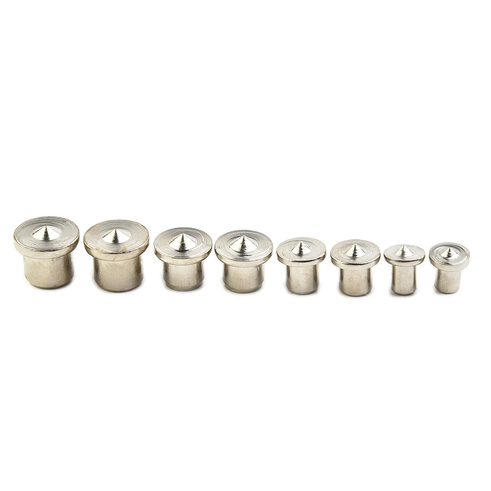 

16Pcs Dowel Centre Point 6 - 12mm Wood Furniture Centering Point Timber Marker Hole Tenon Center Set Top Locator Roundwood Punch