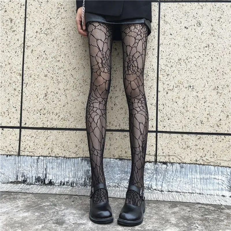 Женские колготки пикантные сетчатые дизайнерские кружевные ажурные