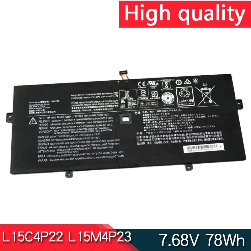 

Новый аккумулятор L15M4P23 L15C4P23 L15M4P21 L15C4P21 L15C4P22 для ноутбука Lenovo Yoga 910 13IKB 80VG 80VF Series Yoga 5 Pro 512G 5B