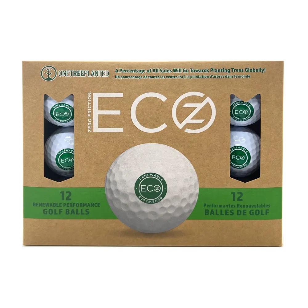 

ECO Z Golf Ball - Dozen, White Soft Practice Balls Flexible True Flight Air Ball Outdoor Sports Accessories