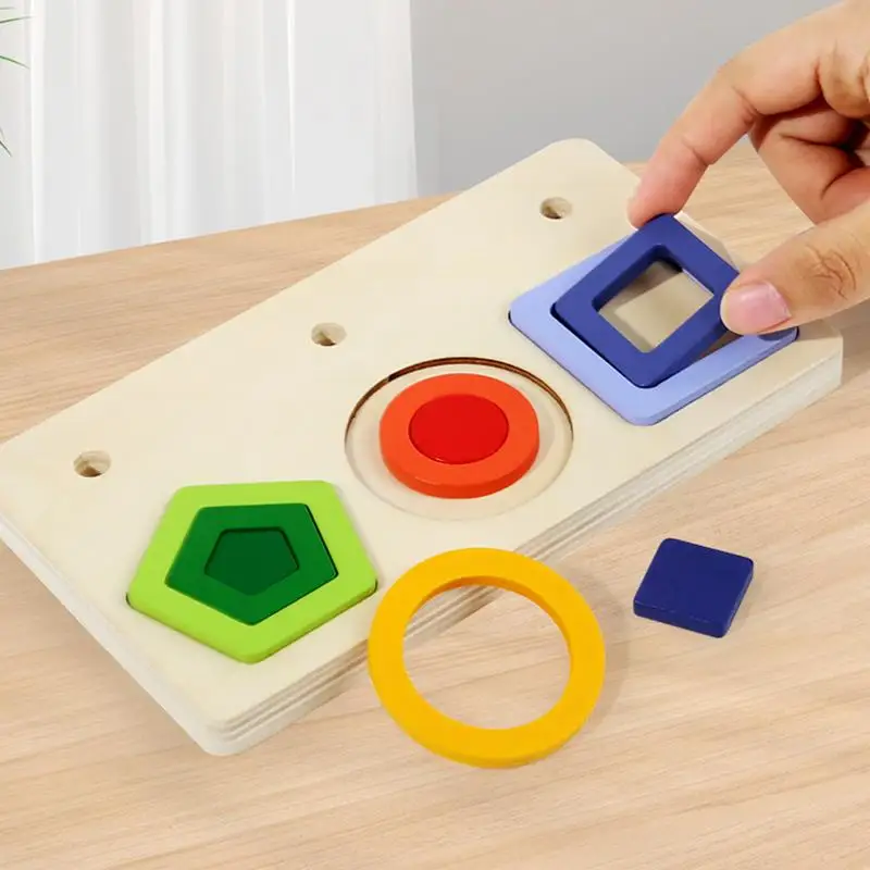 Игрушки для сортировки цветов малышей 3-5 лет в форме медведя сортировщик форм