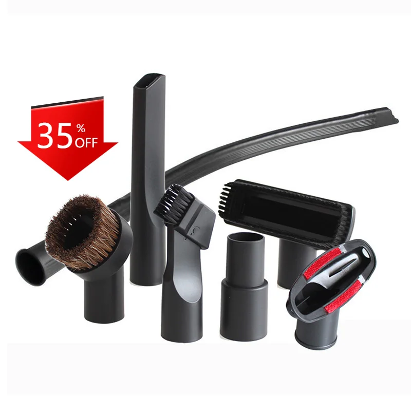 

7 In 1 Vacuum Cleaner Brush Nozzle Home Dusting Crevice Stair Tool Kit 32mm 35mm Durable And Reliable