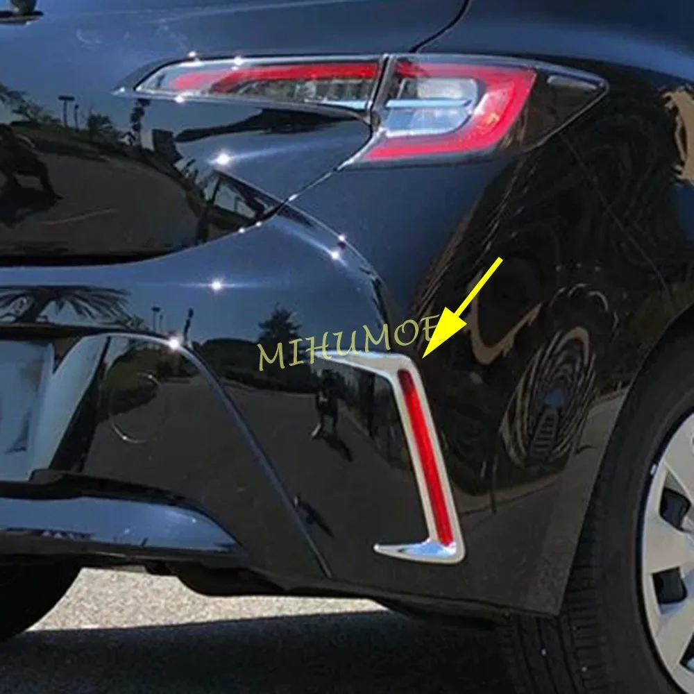 

Rear Bumper Reflector Surrounds Fog Light Cover For 2019-2022 Toyota Corolla Hatchback Sport