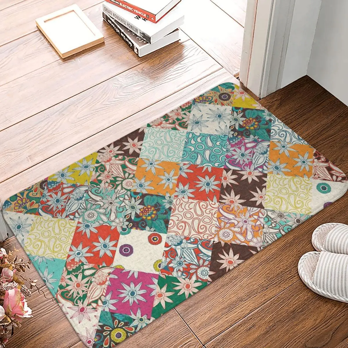 

Коврик Sarilmak в стиле пэчворк, 60x40 см