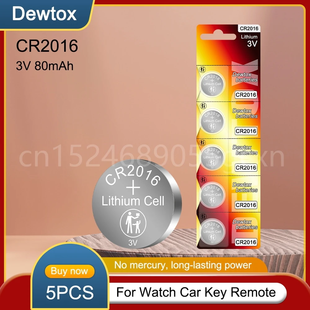 Литиевая батарея таблеточного типа 3 в CR2016, 5 шт., DL2016 BR2016 DL2016 LM2016 CR 2016, батарейки для часов, игрушек, часов, компьютеров Литиевая батарея таблеточного типа 3 в CR2016, 5 шт., DL2016 BR2016 DL2016 LM2016 CR 2016, батарейки для часов, игрушек, часов, компьютеров