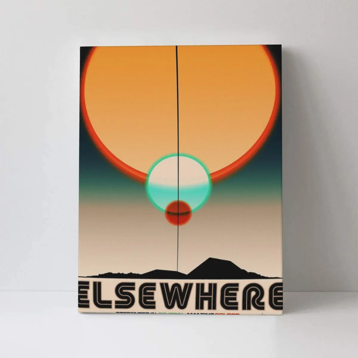 Elsewhere Scifi Atompunk декоративная картина на холсте