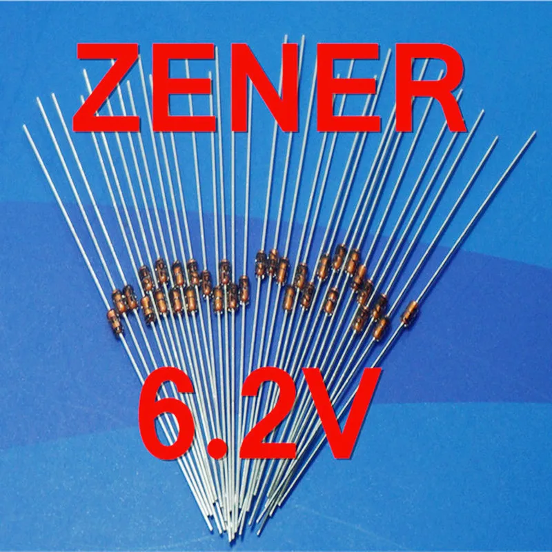 (500 шт./лот) 6 2 в 1/2 Вт Zener диодный 0 5 DO-35 упаковка. | Строительство и ремонт