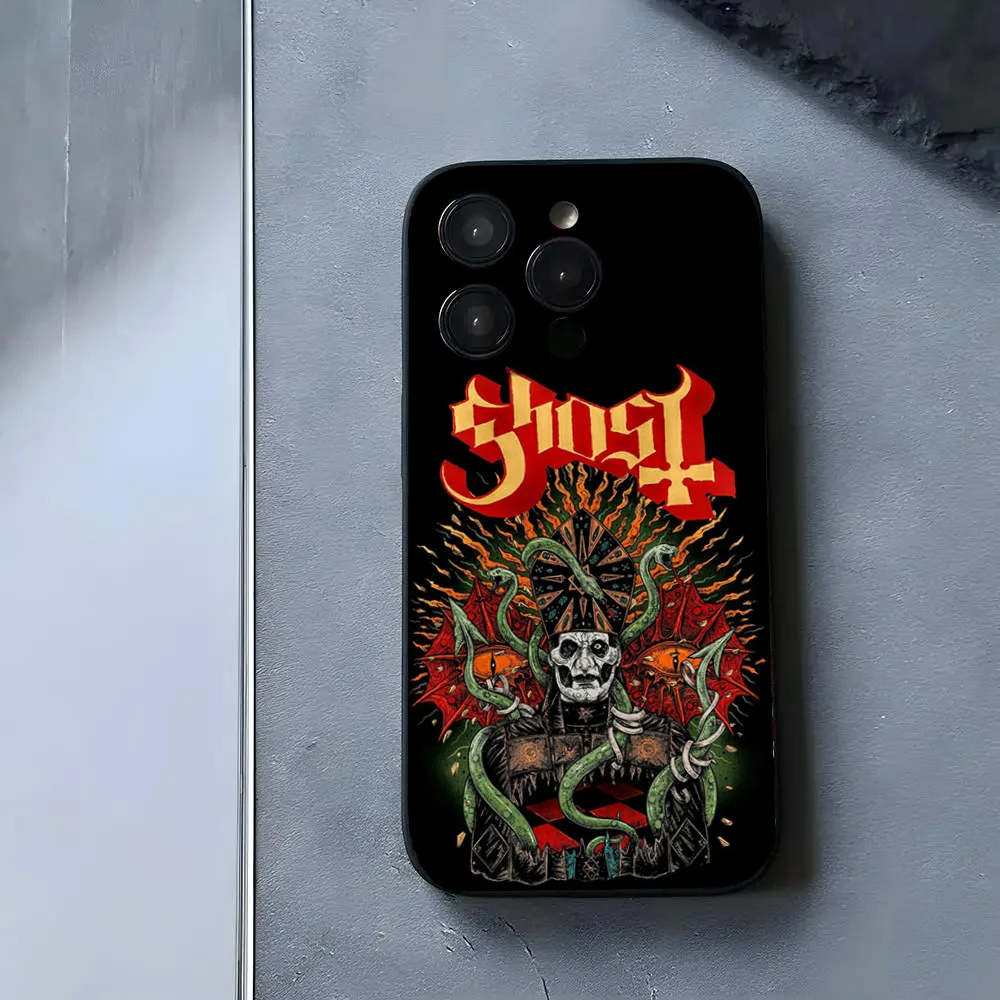 Чехол для телефона G-Ghost Heavy Metal Band Iphone 15 11 13 14 Pro Max 7 8 Plus X Xr Xs Se2020 12 mini Cover Case