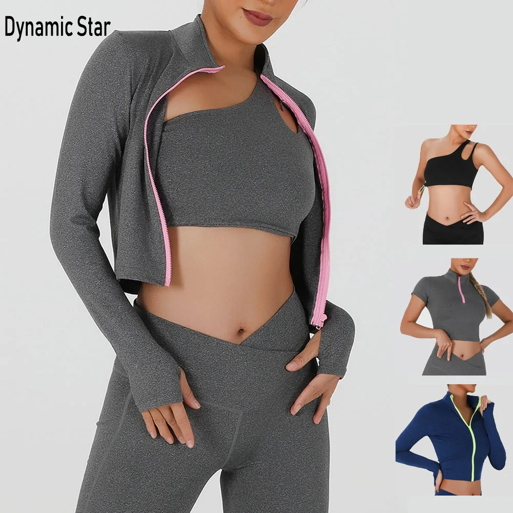 

Женский бесшовный комплект для йоги, спортивный бюстгальтер, тренировочные рубашки, комплекты одежды для спортзала, леггинсы, шорты, спортивный костюм