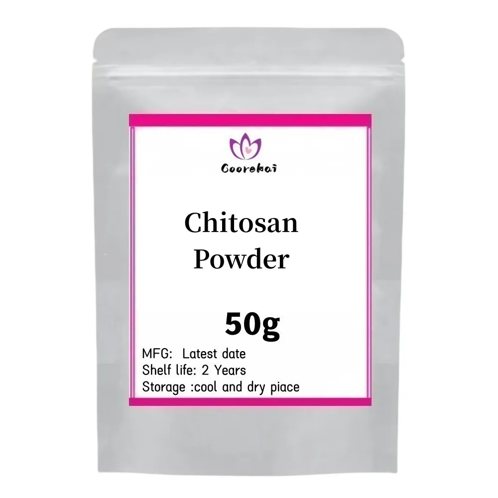 Высококачественный 50-1000 г порошок хитозана для ухода за кожей увлажняющий