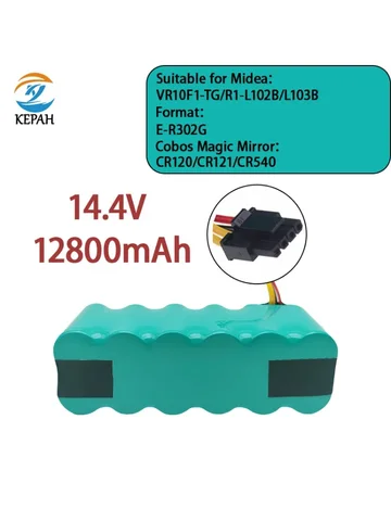 Аккумулятор для пылесоса Panda X500, Kitfort KT504, Haier T322, Dibea X580, Ecovacs Mirror CR120 5200/6500/7800/9800/12800 mAh