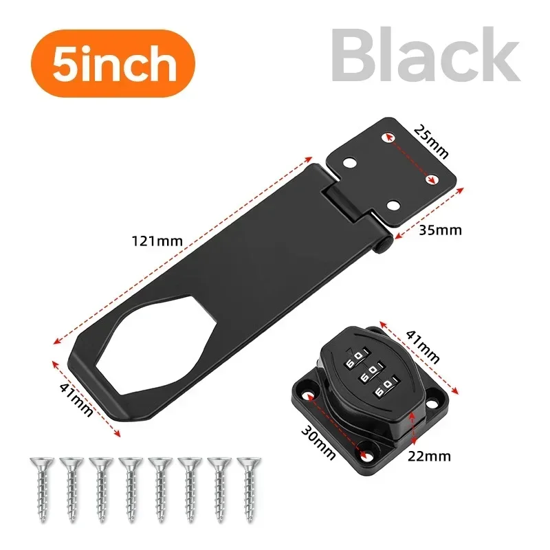 

3 Digit Household Security Cabinet Password Locks Keyless Drawer Combination Coded Door Cabinet Home Hardware Zinc Alloy