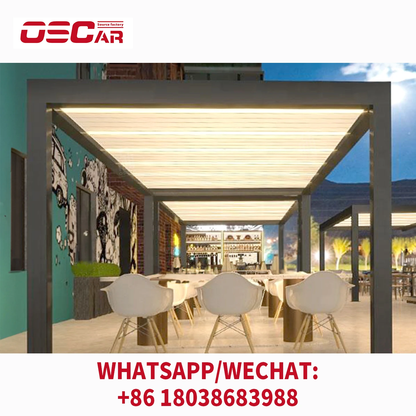 Sunmate ASGGR138 Алюминиевый солнечный зал Высокое качество Недорогой уличный