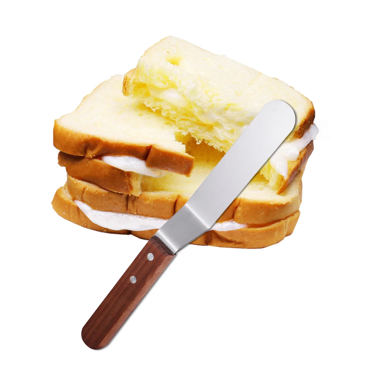 

Spatula Smoother Cream Icingcake Spreader Butter Scraperoffset Frosting Metal Decorating Server Pizza Triangle Smallfondant Tool