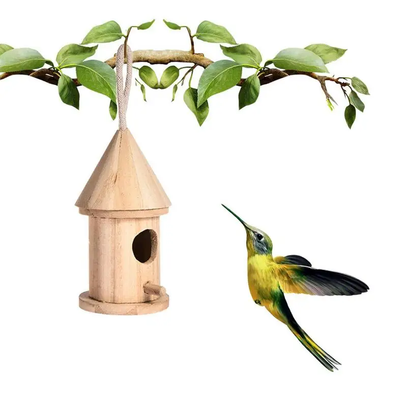 

Creative Cute DIY Bird House Outdoor Hanging Bird Nest Home Decoration Gardening Decoration Bird Accessories New Arrival