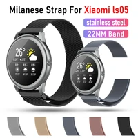 metal strap for xaomi haylou solar ls05 smart watch band bracelet straps for xiaomi ls05 milanese magnetic clasp mesh watchband