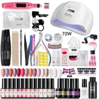 Набор для маникюра ROSALIND с 5612 шт. гель-лаков для ногтей сушилки для ногтей светодиодсветодиодный УФ-лампа комплект инструментов для маникюра удаляемые отмачиванием гель-Лаки набор для ногтей