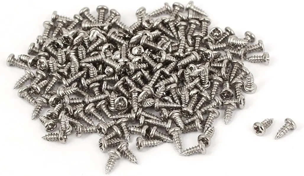 

a16032300ux1532 M1.8x5mm Thread Nickel Plated Round Head Self Tapping Screws