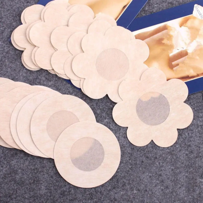 

30Pair Nipple Cover Stickers Women Breast Lift Tape Pasties Invisible Self-Adhesive Disposable Bra Padding Chest Paste Patch