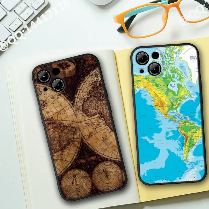 Чехол для телефона iphone 13 с картой Мексики iphone13 12 11 Pro Max X XR Mini XS 7 8 6s plus SE 2020 чехлы
