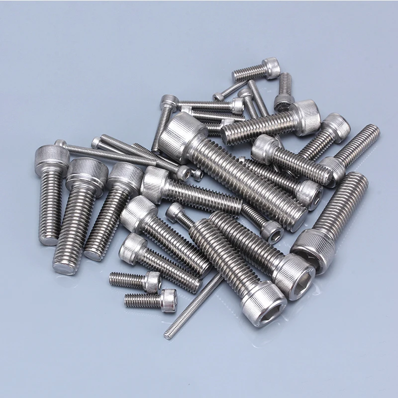 10 шт. #6 #8 #10 1/4 5/16 UNC 304 винт из нержавеющей стали американского стандарта с