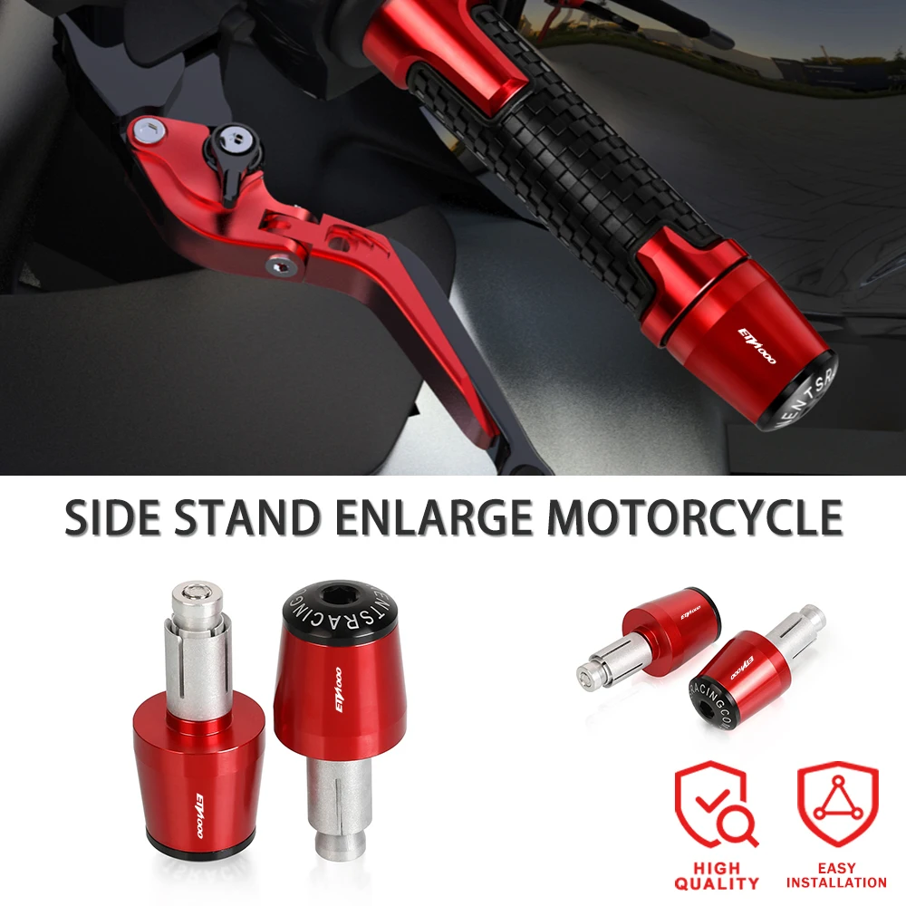 

Motorcycle Handle Bar Ends Handlebar Grips Cap End Anti Vibration Silder Plug For Aprilia ETV1000 2002 2003 2004 2005 2006 2007