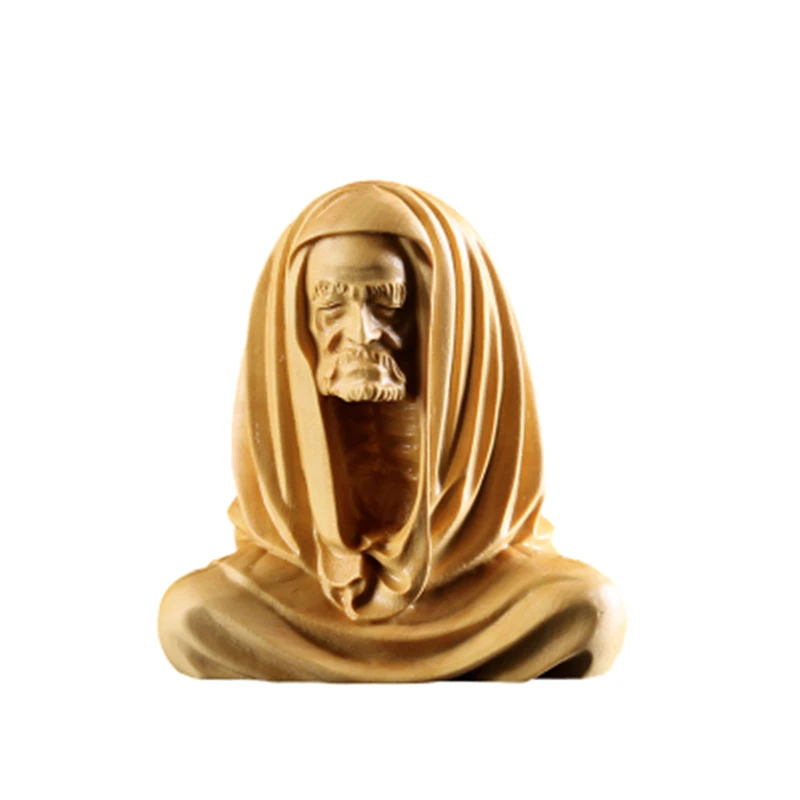 Zen Harmony in Your Home: Откройте для себя спокойную элегантность с этой деревянной статуей Будды Dharma ручной работы-идеальная миниатюра