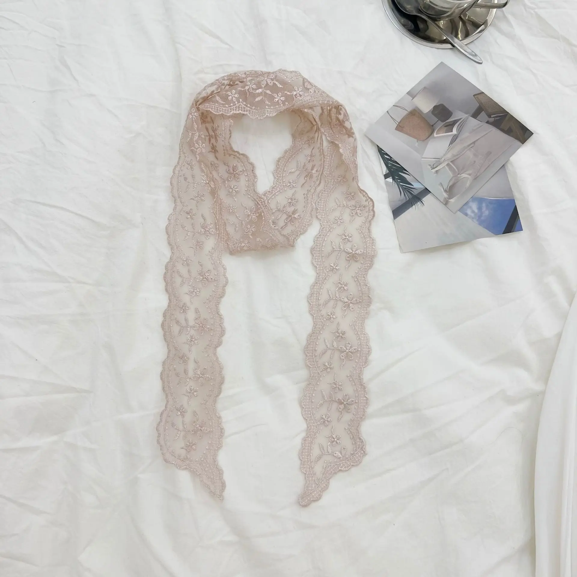 

Summer lace scarf for Women Fashion Print Beach Stoles Shawl Wraps Female Headband Foulard Hijab Ladies Scarves Bandana Echarpe