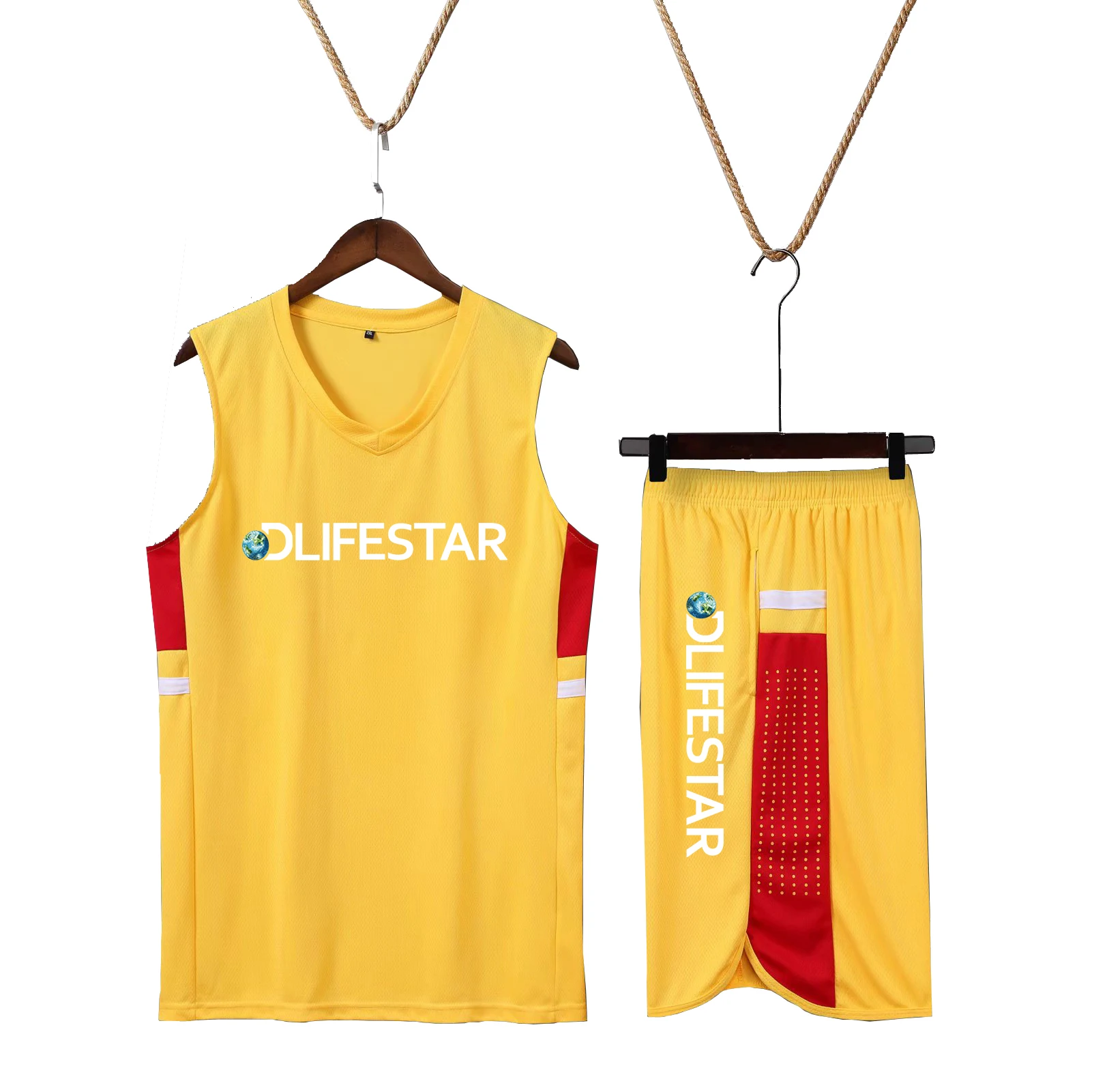 2023 New Brand Printed Men's Summer T-Shirt+Sweatpants Set Sportswear Set Splicing  Men's Jogging Tracksuit Suit Men Clothing