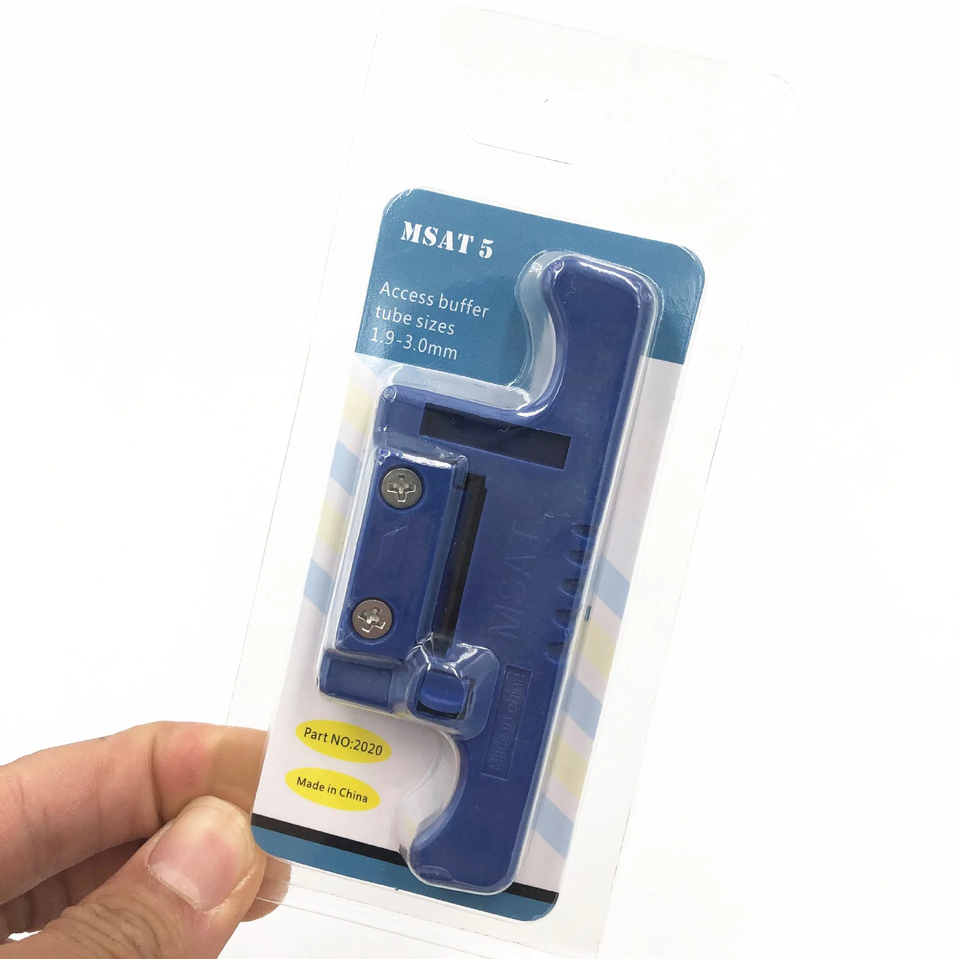 Domestic 1.9-3.0mm MSAT-5 Fiber Optical Cable Ribbon Stripper Loose Buffer Tube Stripper  Access ToolReplaceable Blade