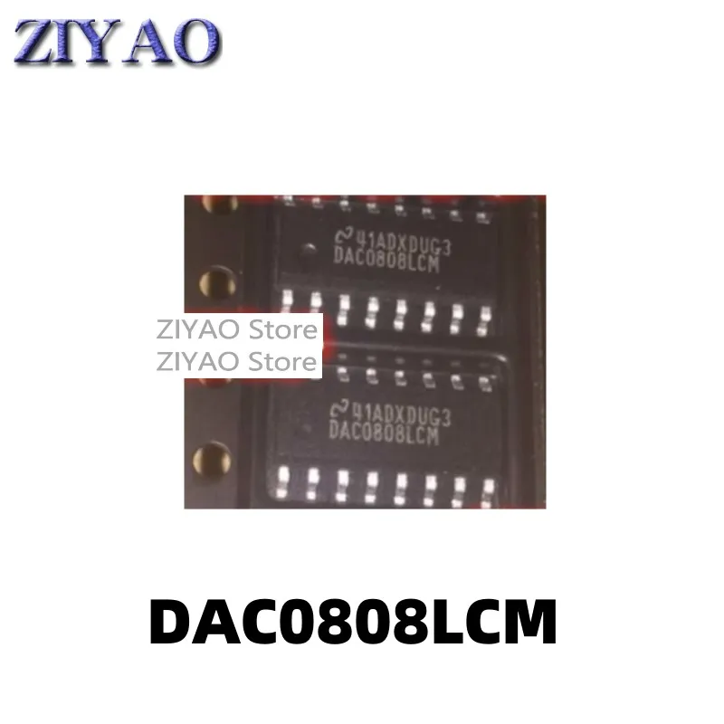 Аналогово-цифровой преобразователь DAC0808 DAC0808LCM DAC0808LCMX SOP16, чип 8 бит D/A, 1 шт.