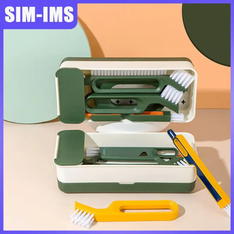 

Wall Corner Cleaning Brush Household Modern Tile Floor Brush Pp /pet Gap Brush Set Cleaning Tools Hard Hair Gap Cleaning Brush