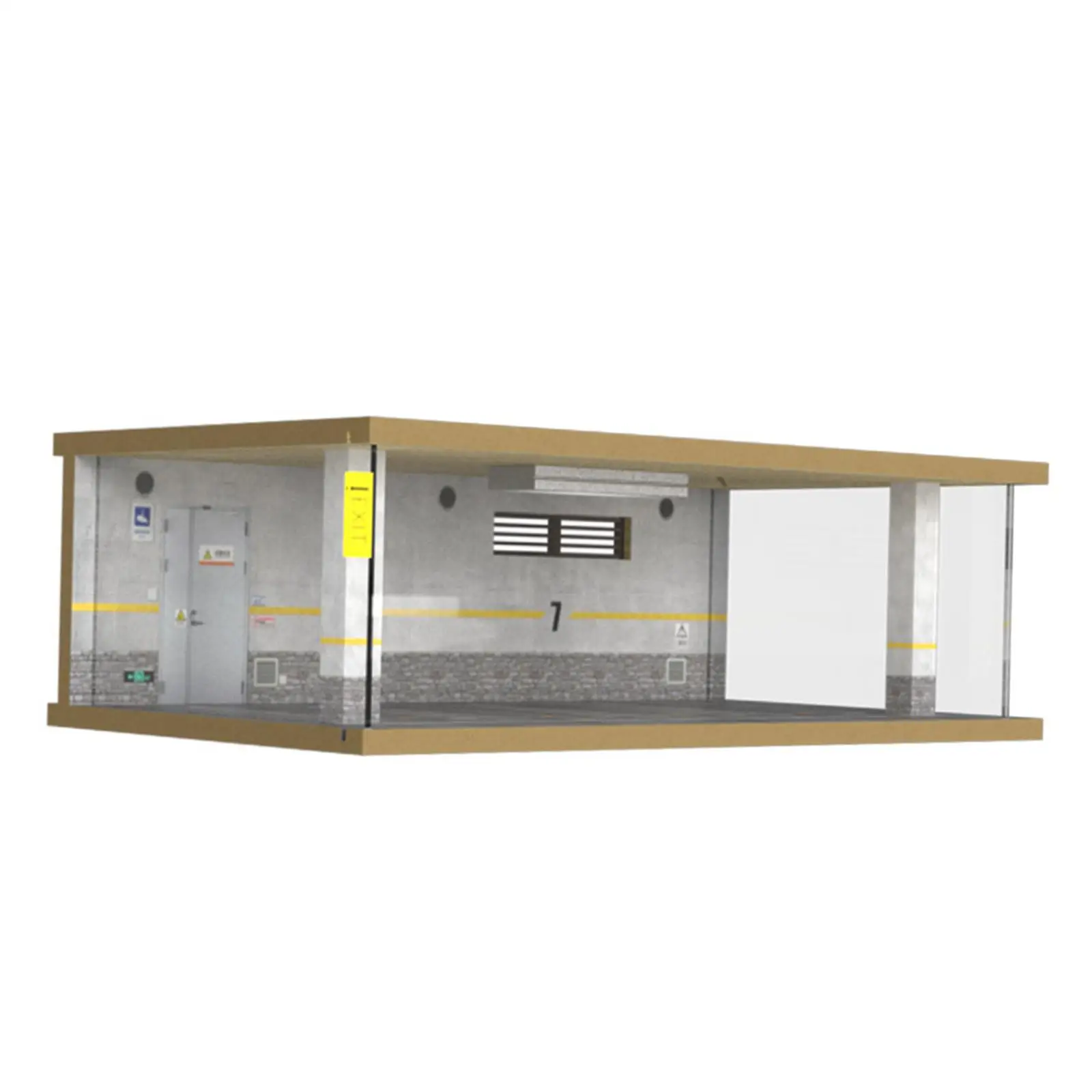 

1/3 Дисплей Чехол со светодиодный Ной подсветкой деревянный показ Чехол Органайзер украшение