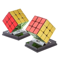cyclone boy electroplating process magnetic 3x3 magic cube professional speed cube cubo magico puzzle toys for children restless