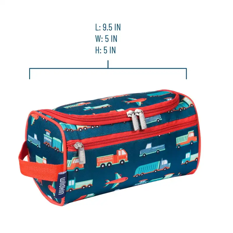High-Quality Toiletry Bag with Zippered Exterior Front Pocket, Mesh Interior Pocket for Boys, Girls and Adults, Perfect for Tran
