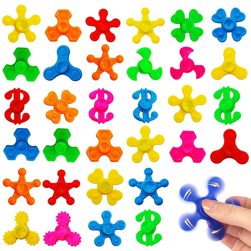 

10 шт., мини-гироскоп на кончиках пальцев, игрушки для снятия стресса для детей, сувениры на день рождения, классные призы, сумка для подарков, начинки, пиньята, подарки