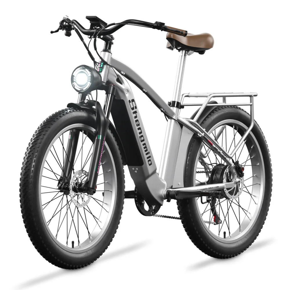 

Fat Bike 48V Lithium Battery Power Assist Electric Vehicle 500W Long Battery Life Adult Mountain Off-road Electric Bicycle