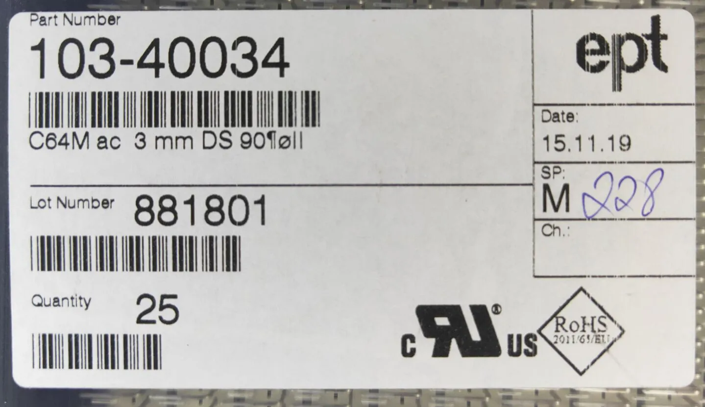 

Бесплатная доставка 103-40034 10.811.8 10 шт.
