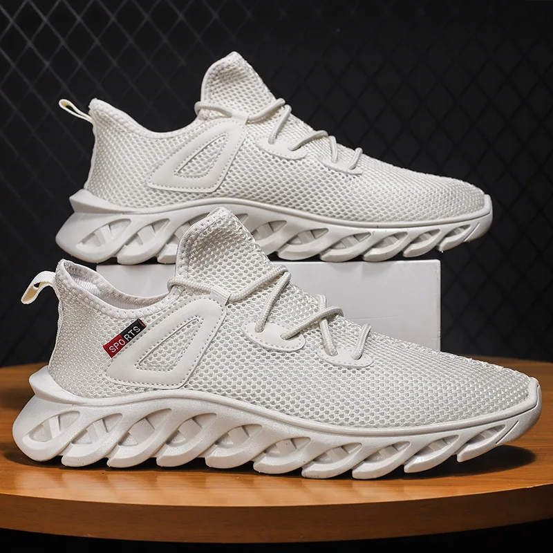 Men Comfortables Breathable Mesh Casual Lightweight Running Wear-resistant Gym Shoes Sneakers Jogging Anti-Odor