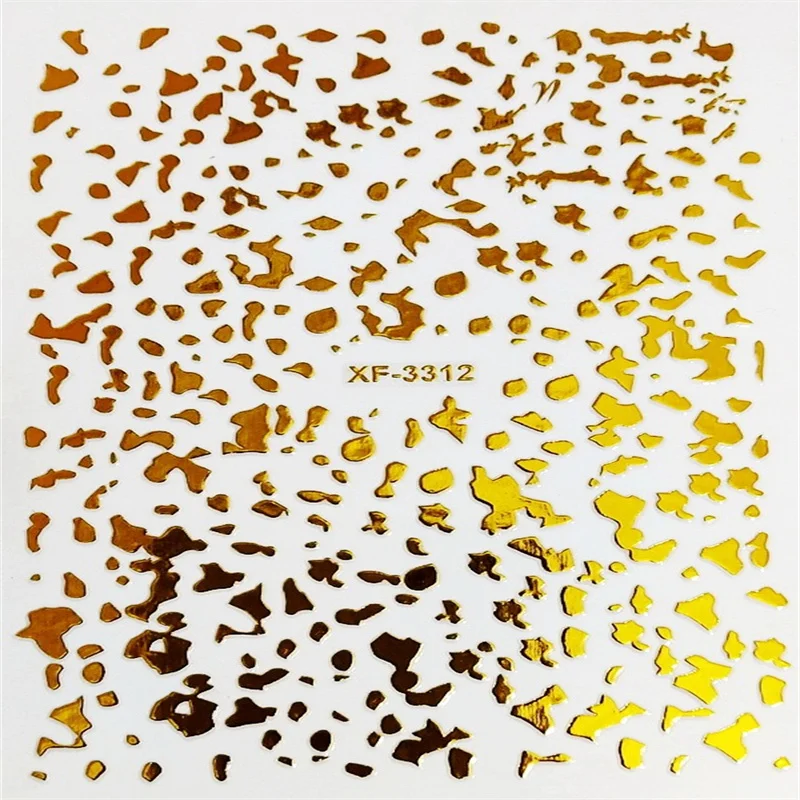 

1pcs Valentine's Day Heart Nail Sticker Laser Old English Letter Hollow Cross Star Design Self-Adhesive Slider Nail Art Decorati
